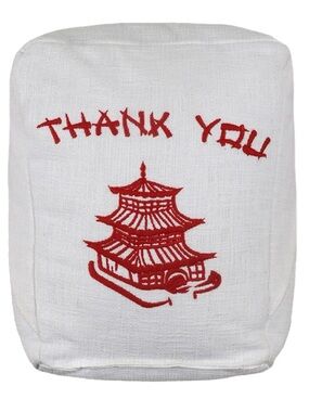 Takeout Food Box Decorative Pillow